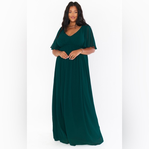 NWT-Show me your MuMu Emily Empire maxi dress - Picture 3 of 12